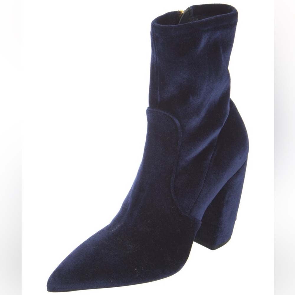 Prada Velvet Heeled Boots - Picture 6 of 7